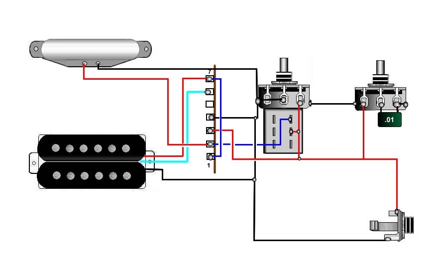 Guitar wiring, tips, tricks, schematics and links seymour duncan wiring diagrams 2 humbucker 1 vol 2 tone 